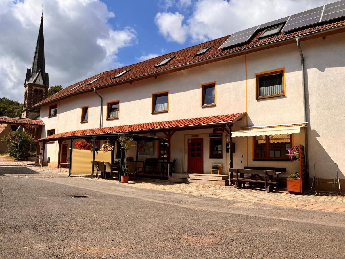 Pension "Tor Zum Rennsteig" Horschel Exteriör bild