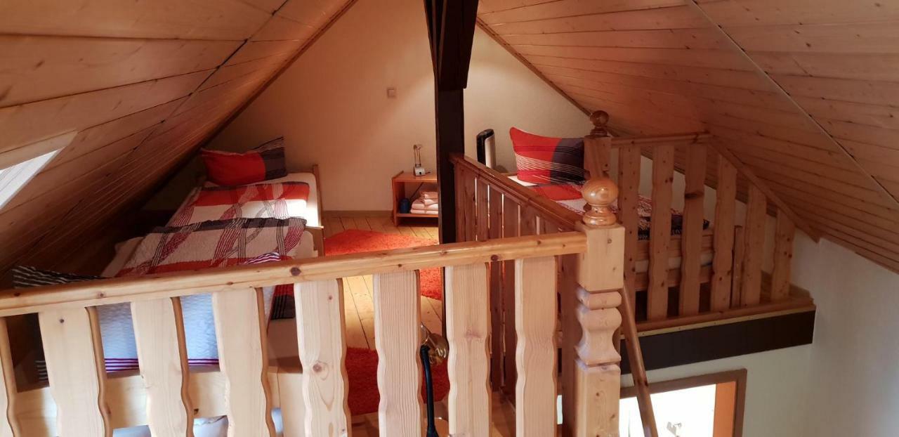Pension "Tor Zum Rennsteig" Horschel Exteriör bild